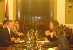 18. mart 2013. Članovi Odbora za spoljne poslove u razgovoru sa delegacijom Odbora za spoljnu politiku Parlamenta Danske
